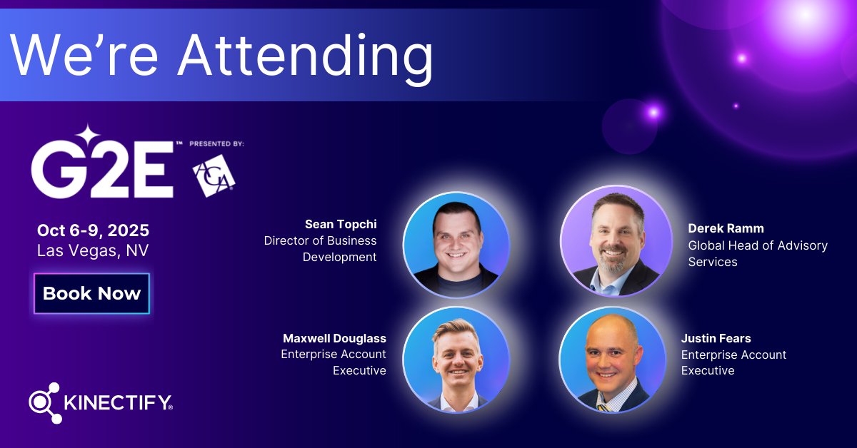 🙌 The Global Gaming Expo is next week and we're excited to reconnect with operators and industry professionals in Las Vegas. 

Book some time 1-on-1 here: hubs.ly/Q03LLdWq0 

#aml #amlcompliance #gamingcompliance #letskinect