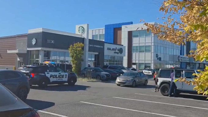 upuknews1's tweet image. #BREAKING: Multiple people shot at Starbucks in Laval, Canada.
#Canada #Shooting #Laval #Starbucks #Firing