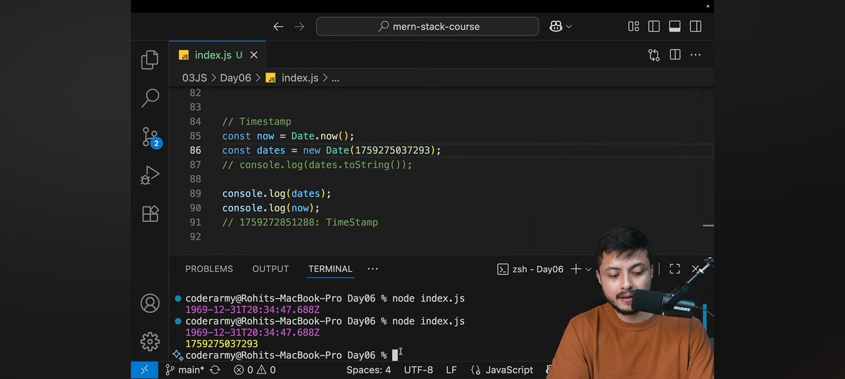 AyushSingh_1705's tweet image. 📌 Web Development Journey - Day 21 🚀
Today I learned about:
🔹 Strings – methods like length, slice(), toUpperCase(), trim(), replace() etc.
🔹 Date – using new Date(), and methods like getFullYear(), getMonth(), getDate(), getDay(), getHours().
#webdevlopment #javascript