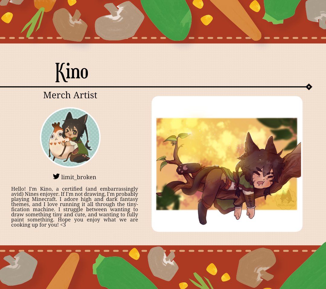 AutomataFanbook's tweet photo. 🤍Contributor Spotlight 🤍   

@limit_broken  is mixing up a sweet piece of merch!  

 #nier #zine #cookbook https://t.co/mHqEeItHd3