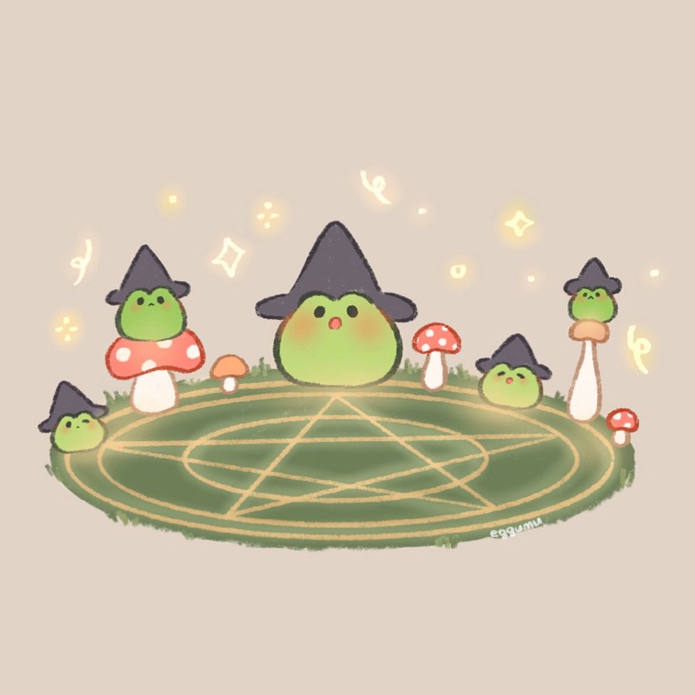 Frog summoning circle 🐸 #froggie