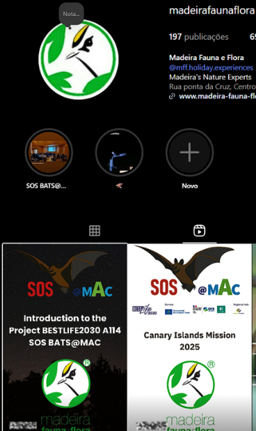 Madeira_f_f's tweet photo. 🔔A new informative video on the SOS BATS@MAC project is now available on our Social Media. It offers new and current followers deeper insight into this key conservation initiative.
#sosbatsatmac #lifeamplifier #bestlife2030 #lifeprogramme @IUCN_BL2030 @LIFEprogramme https://t.co/x28c9BPpxM