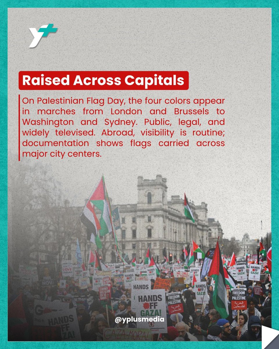 Yplus0's tweet photo. Palestinian Flag Day .. https://t.co/MkXXIkhFpe