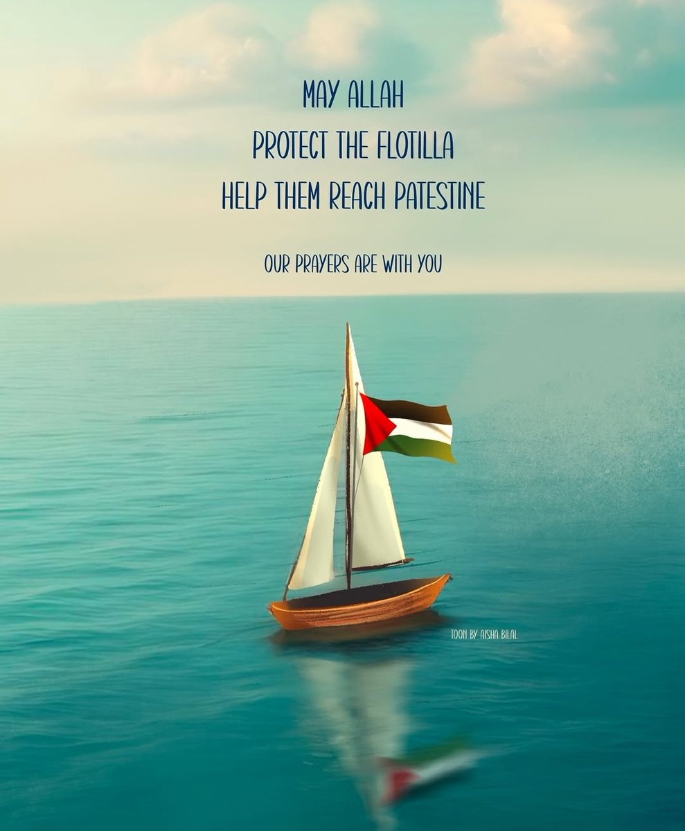 Moonaa_twt's tweet photo. pray for Sumud Flotilla  🇵🇸

#Trump #Israel #Gaza #NoToTrumpPlan https://t.co/cF11nnPepk