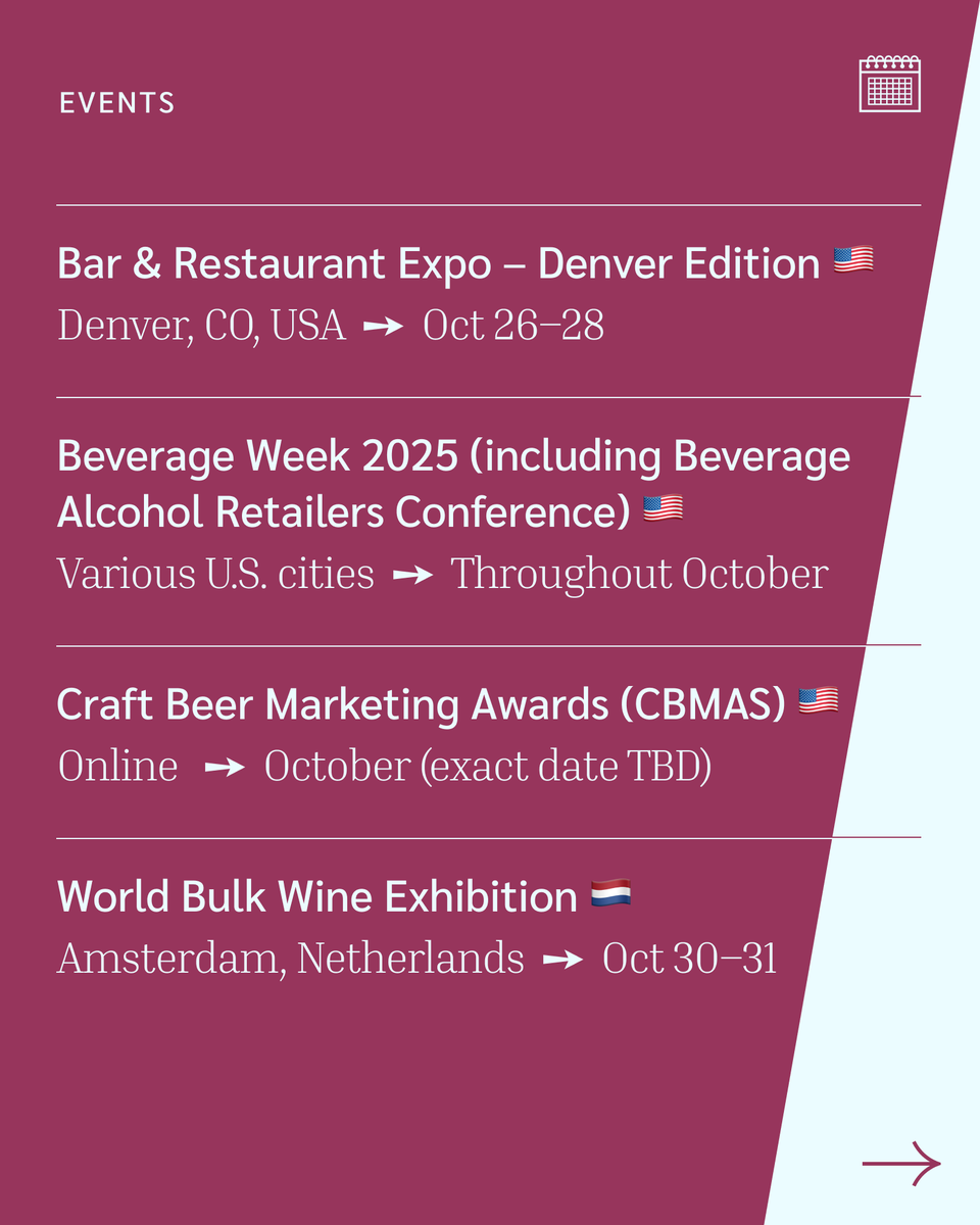 ClaretPlan's tweet image. 🍶 It’s World Sake Day — and October is packed with BevAlc events and cultural celebrations. From Berlin to New York, there’s a lot pouring. 🍷🍺🥂
Check out what’s happening this month👇
#BevAlc #EventCalendar #Oktoberfest #SupplyChainPlanning