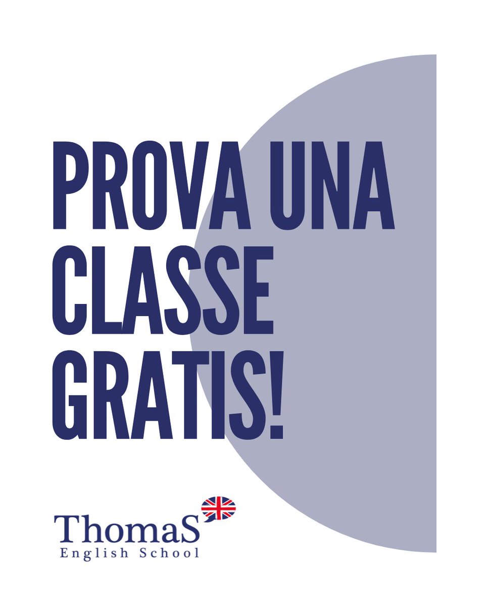 Octubre és un gran moment per començar un curs d'anglès. Si encara tens dubtes, vine a provar una classe gratuïta i així podràs prendre una decisió sabent com treballem. T'esperem!

Més informació:
☎️ 93 171 34 12
📱 644 75 47 41
📧 info@thomasenglishschool.es