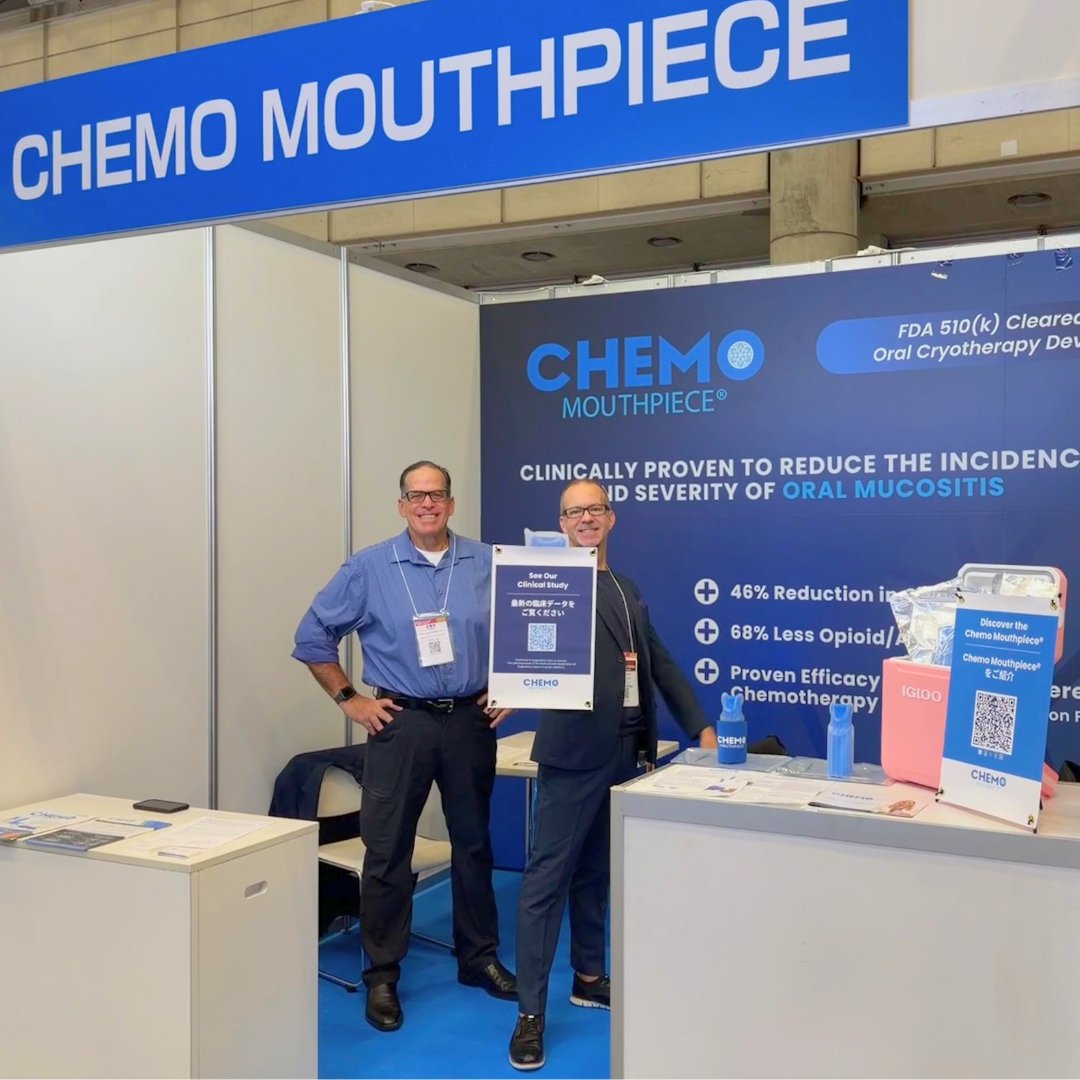 CMPdevice's tweet image. We’re live at #MEDICALJAPAN 2025 TOKYO! 🎌  
📍 Stop by Booth 22-15 to meet our team &amp;amp; see how the Chemo Mouthpiece® supports patients during chemo. Seeking distribution partners in Japan &amp;amp; Asia-Pacific. ChemoMouthpiece.com
#OncologyCare #Japan #OralMucositis #MedicalDevices