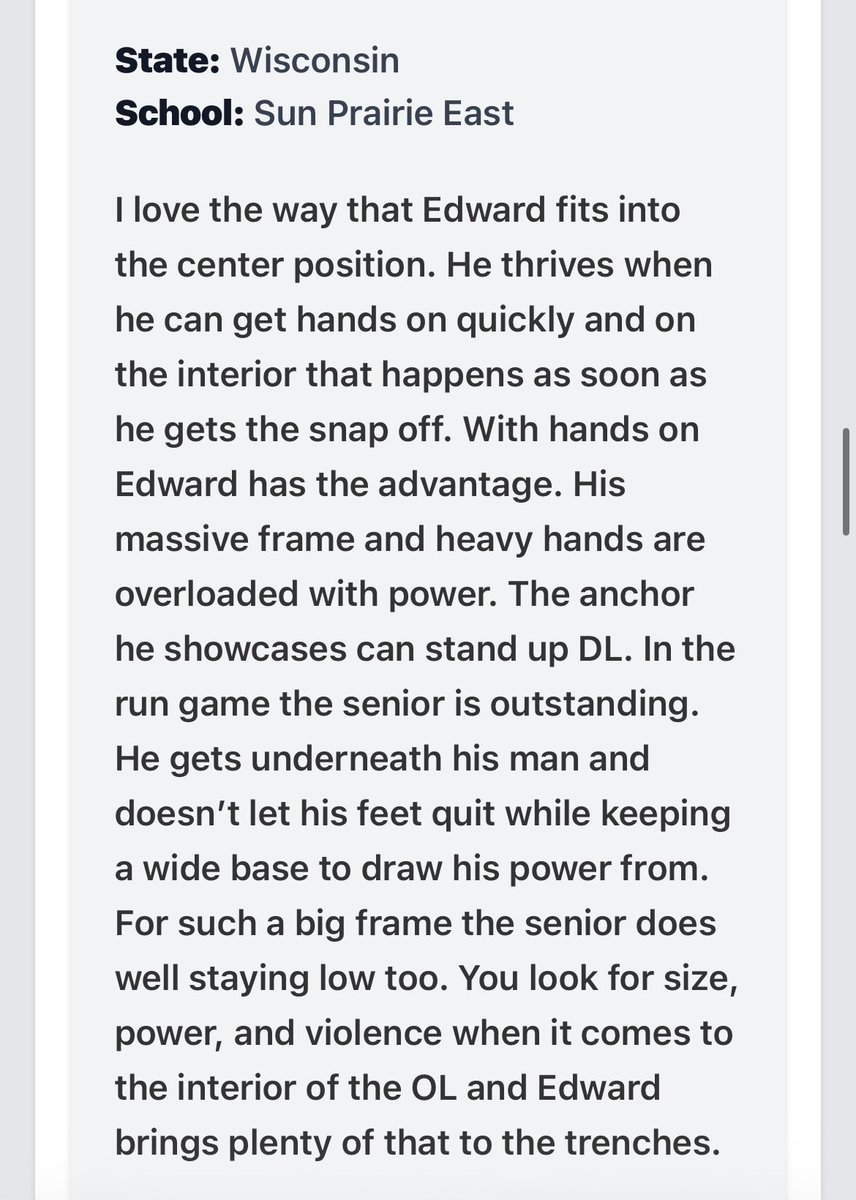 Thank you for the write up <a href="/MJ_NFLDraft/">Mark Johnson</a> and <a href="/PrepRedzoneWI/">Prep Redzone Wisconsin</a>!Time to finish the last third of the regular season strong! 
<a href="/SunPrairieFB/">Sun Prairie East Football</a> <a href="/Pogue_Mike/">Mike Pogue</a> <a href="/shorty_sampson/">Cormac Sampson</a> <a href="/coachkaminski/">Coach Kaminski</a> <a href="/TravisBOUND/">Travis Wilson</a>  <a href="/Ryan_Gregory_/">Ryan Gregory</a>