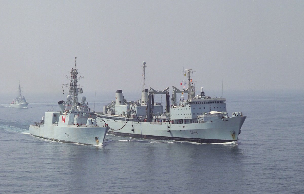 It's #womenshistorymonth and I want to thank my shipmates in HMCS Protecteur who the first women to serve in a combat role with the <a href="/RoyalCanNavy/">Royal Canadian Navy</a>  during the Gulf War.

You were...magnificent.