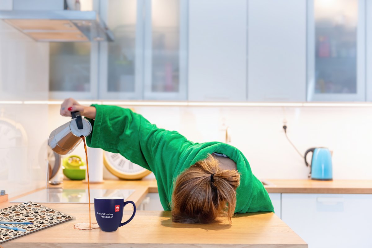 nationalnotary's tweet image. ☕ Notaries + coffee = unstoppable.
Happy International Coffee Day from the NNA! 💙

#internationalcoffeeday #notaryhumor