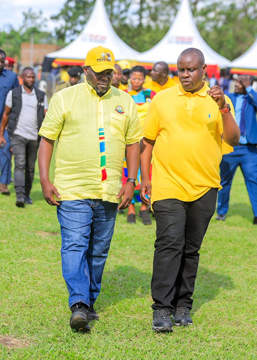 In Dokolo earlier to day. With boss Man <a href="/NRMOnline/">NRM Party</a> secretary General Rt Hon <a href="/TodwongR/">Todwong Richard</a>