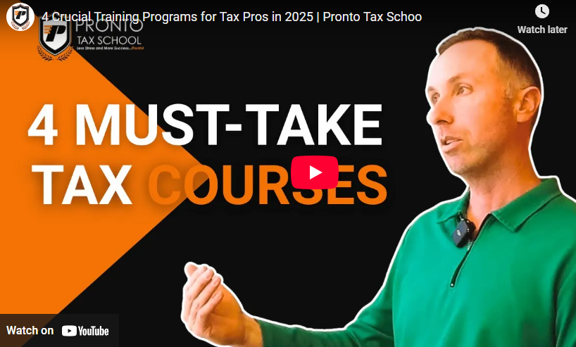 prontotaxschool's tweet image. The sheer number of tax training options can be overwhelming. So, where do you begin? Andy Frye addresses the #1 question we get from tax pros: &quot;Where do I start to make the biggest difference in my career?&quot;
Cut through the noise: bit.ly/3Kw0tKe #TaxProTips #TaxEducation