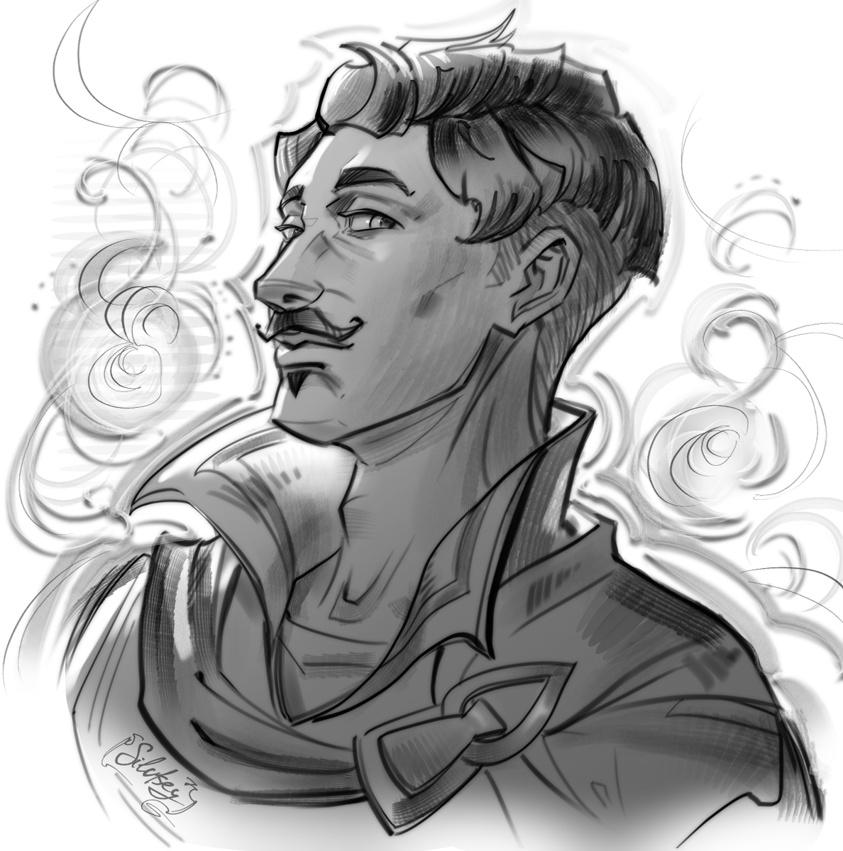 Silvkey_'s tweet photo. day 1 - Mustache
I couldn't help but remember Dorian
#Inktober2025 #Inktober #dragonage #dorianpavus https://t.co/bzNVqVWL3I