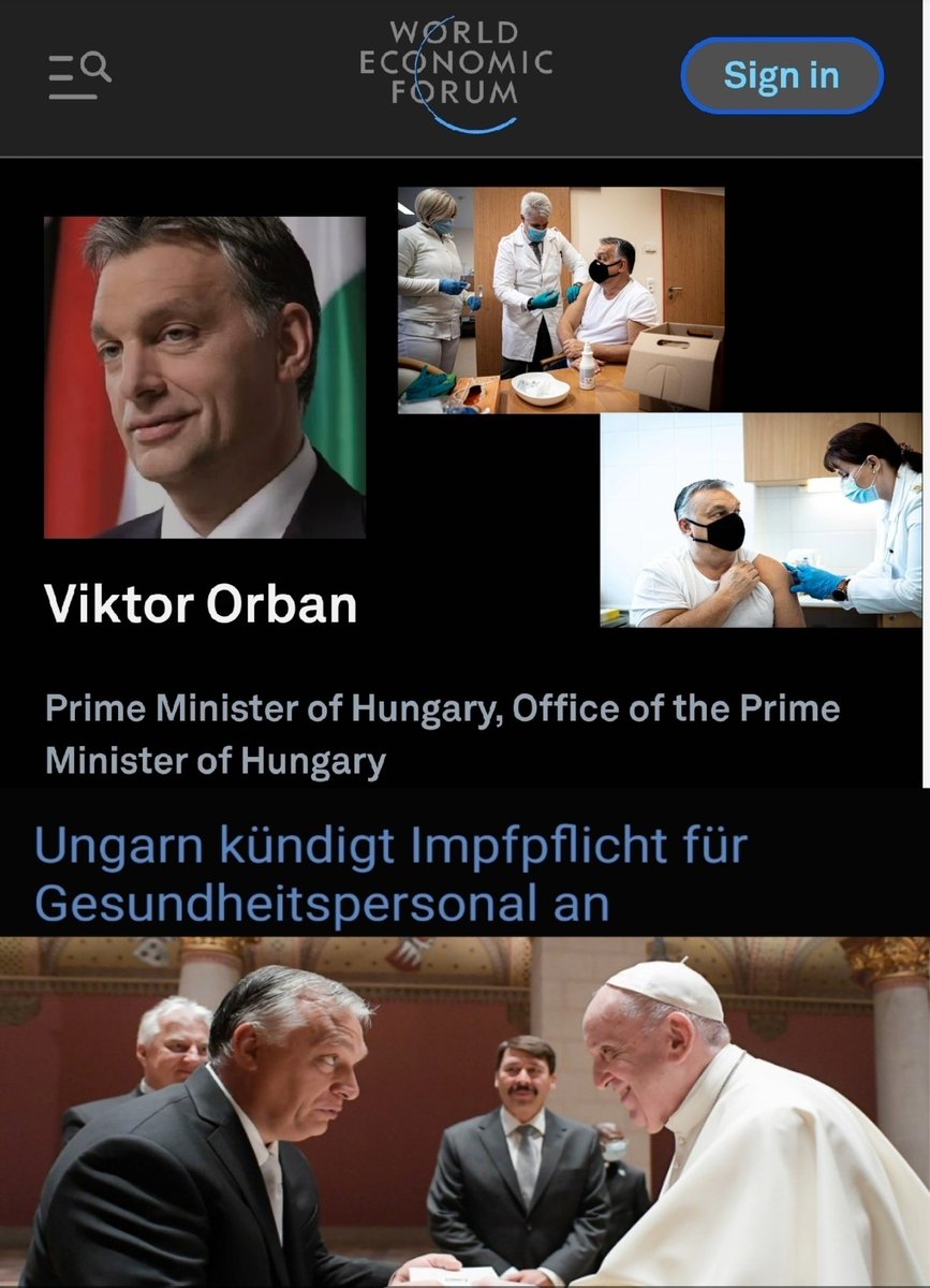 Ein booster zuviel

Zwei WEF Global Leader of Tomorrow treffen sich (Merkel &amp; Orban)