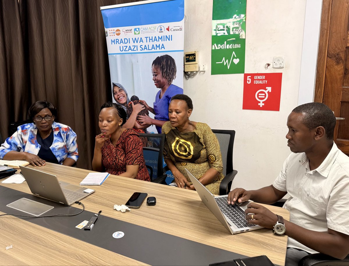 TanzaniaMidwiv1's tweet photo. π When midwives connect, impact multiplies!
Yesterday #TEAMTAMA joined our twins @Canadamidwives & SSNAMA in a powerful South-to-South Exchange under the @UNFPA-led HR4SRH & SGBV project.
π‘ Stronger bonds. Smarter strategies. A united voice for nurses & midwives across Africa. https://t.co/vImalzTRwJ