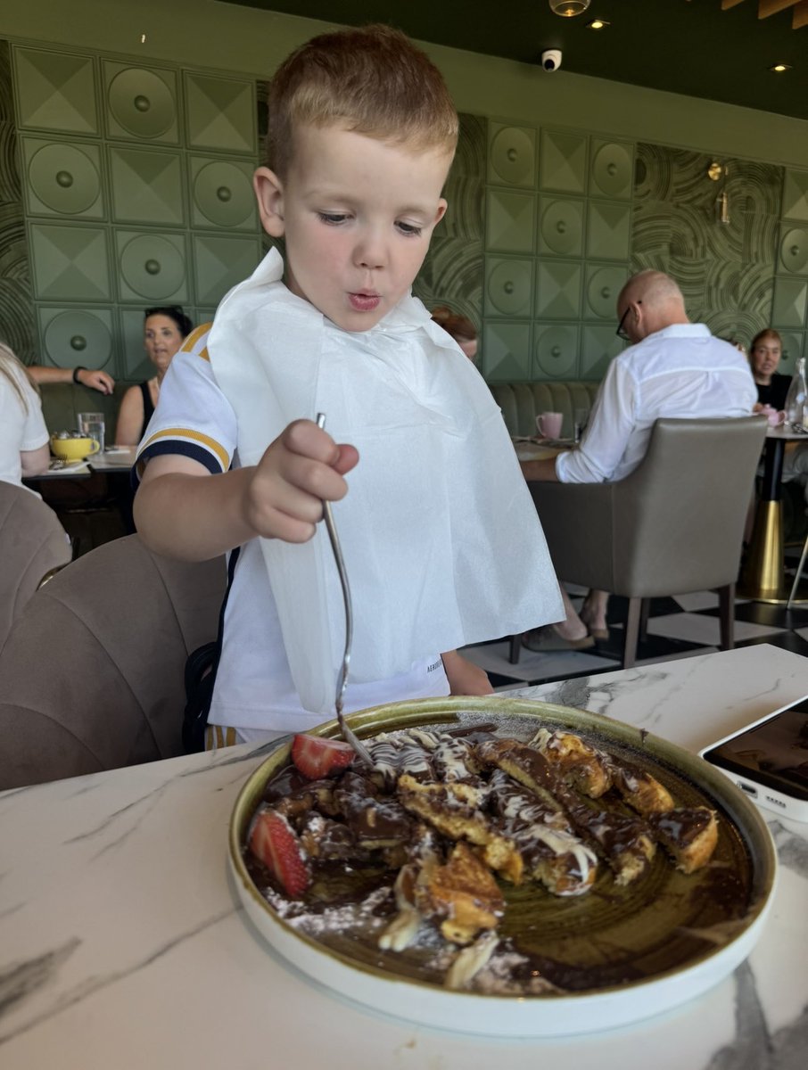 megpearsonx's tweet photo. @OPALG_RC Chester enjoying his ‘French’ toast &amp; other French pastries for brunch for this weeks homework 🇫🇷🥖🍞🥐🥨 https://t.co/w0IJooo8rf