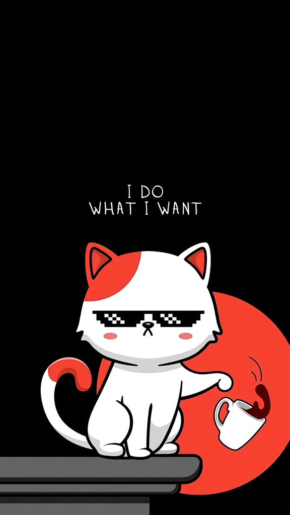 Leonard18_X's tweet image. Cool cat with sunglasses enjoying coffee, perfect for a quirky phone wallpaper. #CatLovers #CoolVibes
Load in 4k