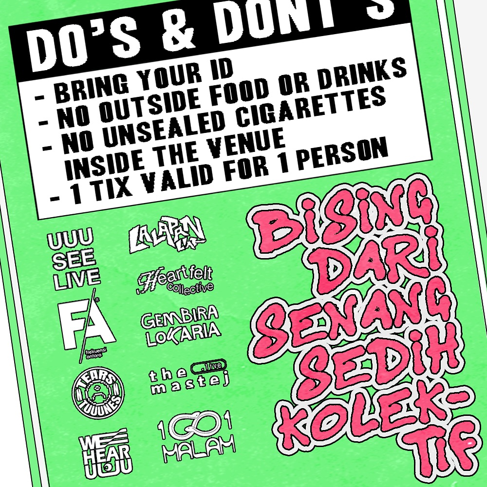 Konbanwa minna-san, ada good news kalo sabtu ini tgl 4 kami akhirnya manggung (setelah 3 tahun ga tampil di depan publik) tepatnya di hajatan Bising Dari <a href="/senanksedih/">Senang Sedih Kolektif</a> Vol. 3

Kalian semua diundang ketemuan di Levels Brew House
OTS main di 35k aja, see you on da pit~
🍎🐈🍎🐝