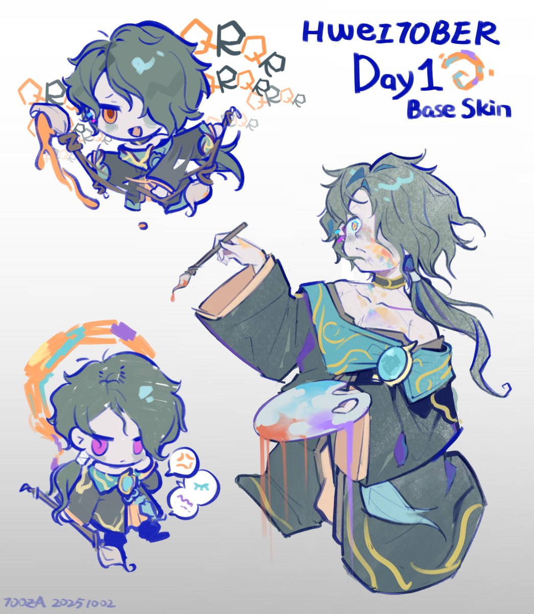 #HWEITOBER #hwei 
I'm not sure if I can draw every day, but I'll do my best (^^)