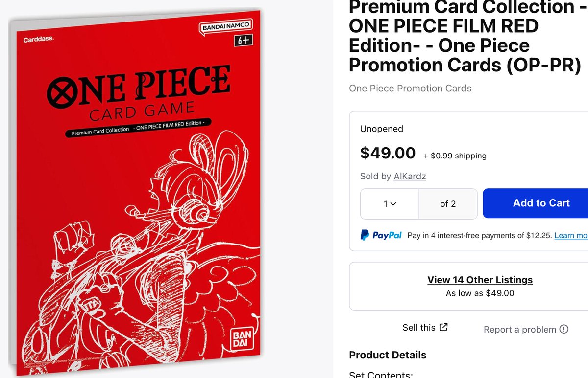 <a href="/NewAgeCardKings/">NewAgeMiguel</a> ISO/WTB OP sealed Red Film Edition 
$ via PP, thank you!