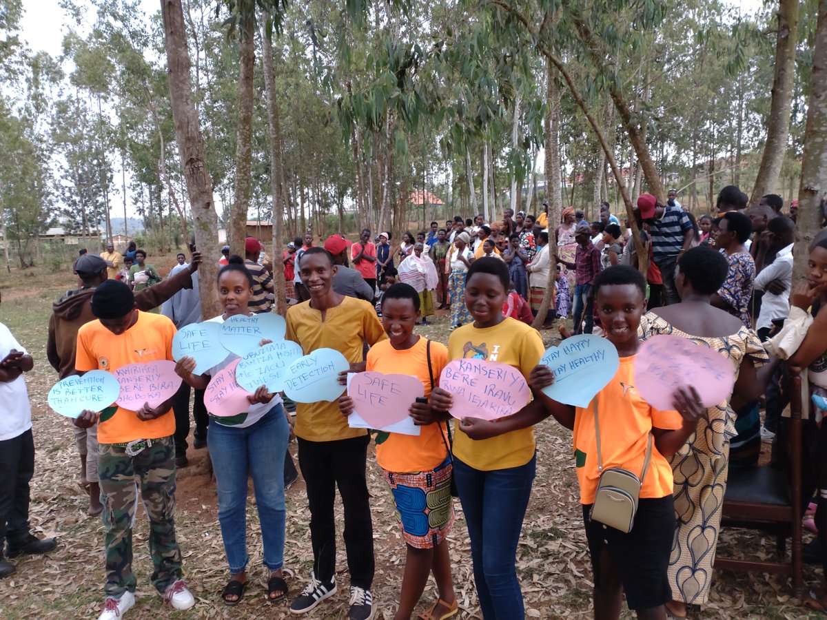 Yesterday in #Bugesera #Nyamata,<a href="/Child_Alumni/">Child Rights Protection (CRP)</a> and <a href="/noelalyongaf/">Noela Lyonga Foundation</a> brought #PinkOctober to life 💗 Over 150 community members joined an awareness campaign on breast cancer causes, screening &amp; prevention—through theater, and health talks. Together, we fight breast cancer!  #ThinkPink