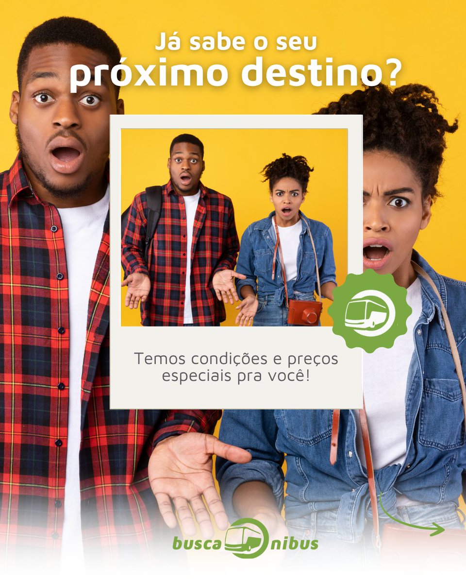 Viajar não precisa ser luxo, precisa ser leve. ✨

Toda semana a gente encontra o caminho mais barato até a sua próxima viagem — seja de ônibus, carona ou avião.

Clique no link da bio e encontre muito mais destinos e trechos!

Buscou. Comparou. Viajou. 💚

#viagem #passagem