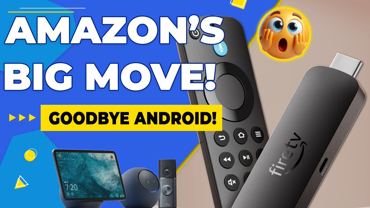 unboxd_tech's tweet image. 🚀 Amazon just dropped a wave of new tech at its 2025 Devices Event!

🔥 New Fire TVs
🧠 Vega OS replaces Android
💬 Alexa gets smarter
🔊 New Echo &amp;amp; Eero upgrades
🎥 Full breakdown: youtu.be/m0j5BwQNGfc
#AmazonEvent #FireTV #VegaOS #Alexa #Echo