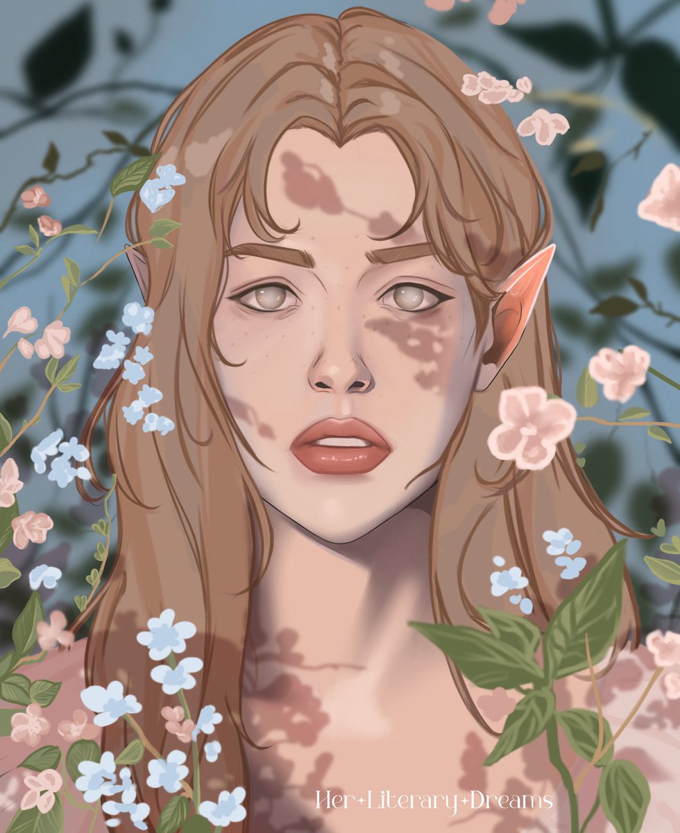 elrielvault's tweet image. The Seer  🤍

Art by herliterarydreams on tumblr 🫶🏻