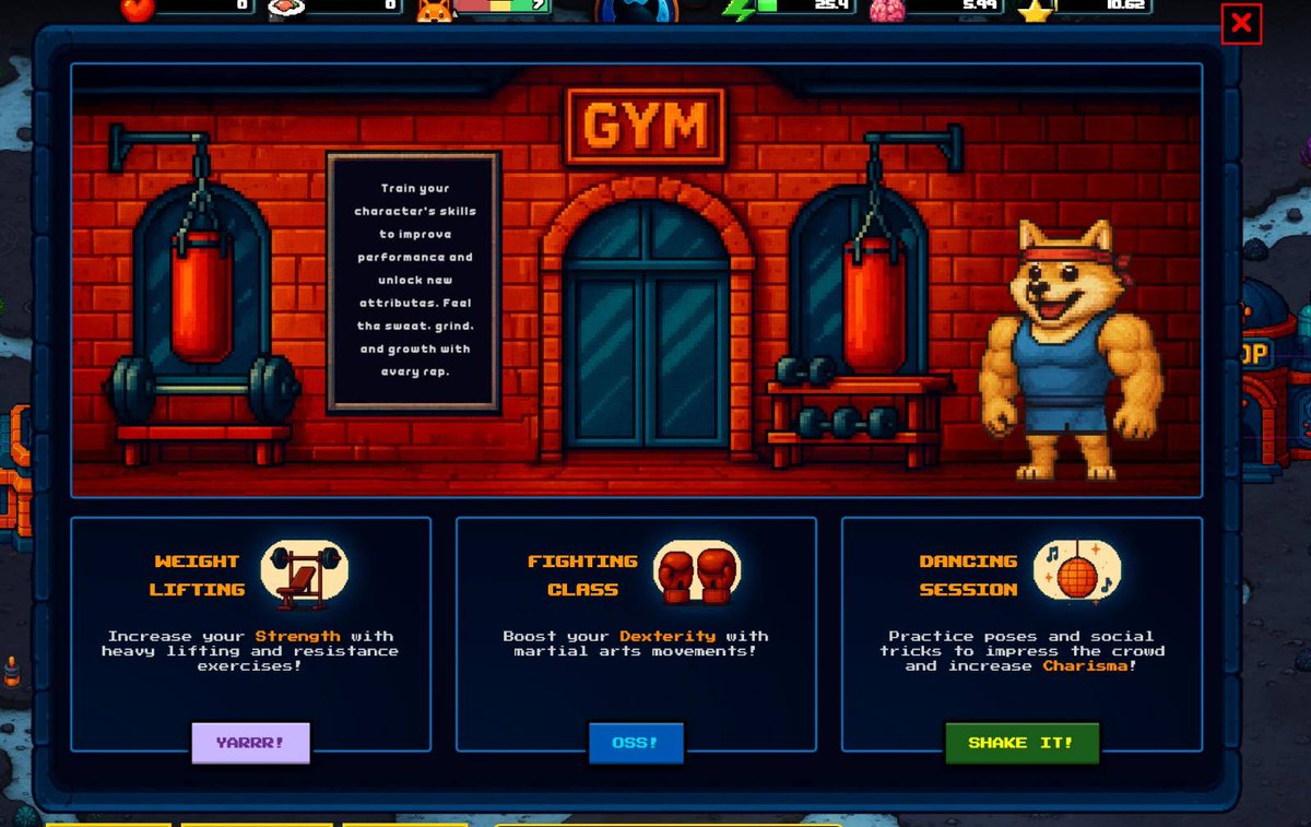 Dogotchis's tweet photo. 🧑‍🍳Devs are cooking, $DOG Army should get ready for our launch during UPTOBER! Mint (soon!) your Dogotchi for FREE and take part in the first Multiplayer Game made for $DOG!  Enjoy this sneak peek🧡🐶👇 https://t.co/IXN3aO30O1