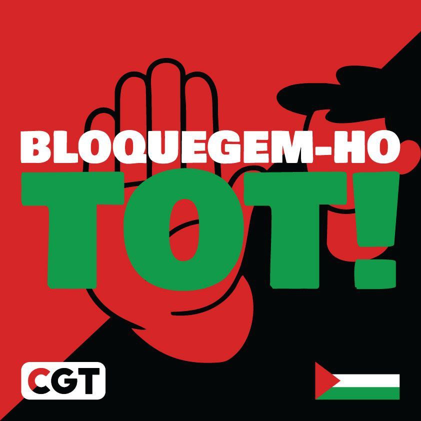 CGTCatalunya's tweet photo. ⚠️ INFORMACIÓ IMPORTANT ⚠️

Ens comuniquen que 10 vaixells israelians  van en direcció la Flota Humanitària Sumud.
 Els tindran a sobre aproximadament en una hora.

Atentes a les convocatories. https://t.co/WbTkbRBTjh