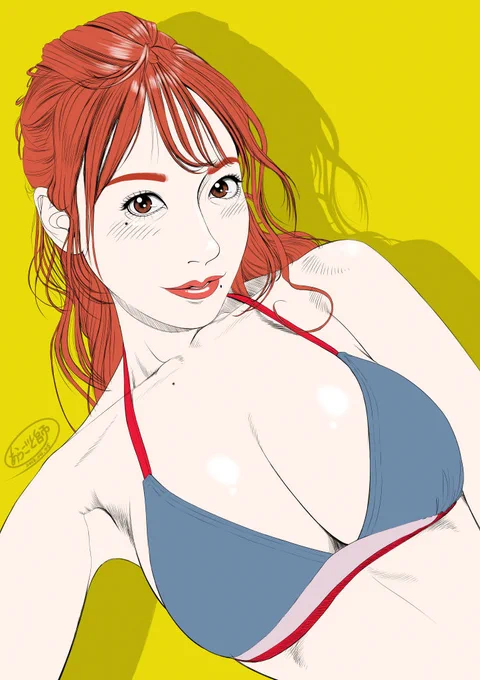 10/2は #明日花キララ[G]ちゃんのお誕生日と聞いたものでお誕生日おめでとう ワシが妄想で描き上げた彼女のエロ絵ですじゃ～ 皆様、どうぞご賞味下され～