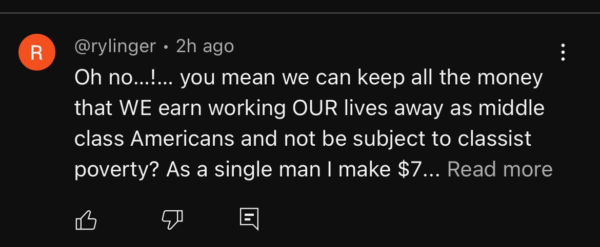 Rylinger's tweet photo. Real comment I left on the video… I was actually mad about this, I don’t usually get mad at anything https://t.co/xS5QeePLEm