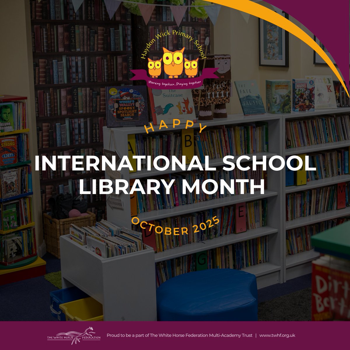 📚 October is International School Library Month! 📚

✨ We love our library, and we know you will too! 📚
Come see for yourself at our Open Day:
📅 Thursday, 16th October
🕚 11:00 AM

🌟 We can't wait to welcome you 🌟

#InternationalSchoolLibraryMonth #LoveOurLibrary #OpenDay