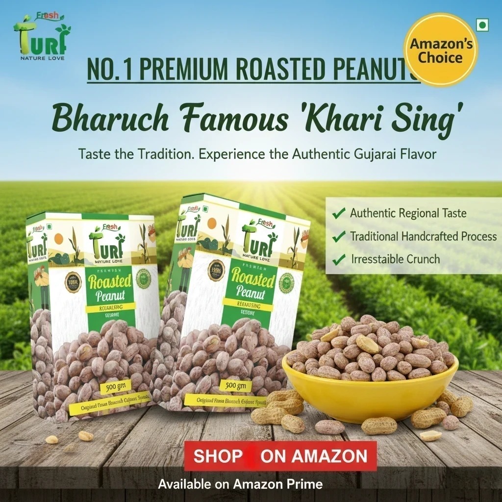 TurfFresh's tweet photo. 💥Amazon bhi keh gaya — Turf Fresh best hai!
Try India’s favourite Bharuch Peanuts, now with the Amazon’s Choice! 🌟 
👉 order now: https://t.co/y2DQQ9RafZ

 #BharuchSpecial 
#BharuchPeanuts
#KhariSing
#RoastedPeanuts
#BharuchSing
#Peanuts https://t.co/AqCAl4mUsa