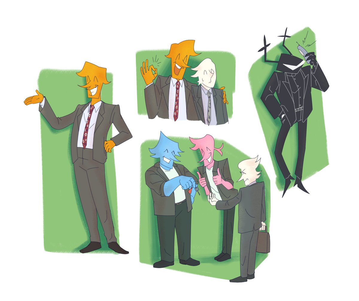 I've been thinking about a "The Mask" and Deltarune crossover, but instead of a mask, Spamton wears... glasses.

Yeah...

#DELTARUNE #spamtenna