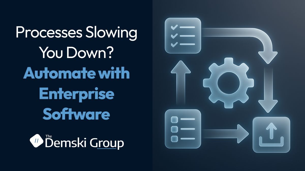 DemskiGroup's tweet image. Enterprise software automates what slows you down.

From approvals to order processing, automation streamlines repetitive work so teams can focus on strategy.

👉 demskigroup.com/what-counts-as…

#BusinessAutomation #ProcessEfficiency #EnterpriseSoftware #DemskiGroup