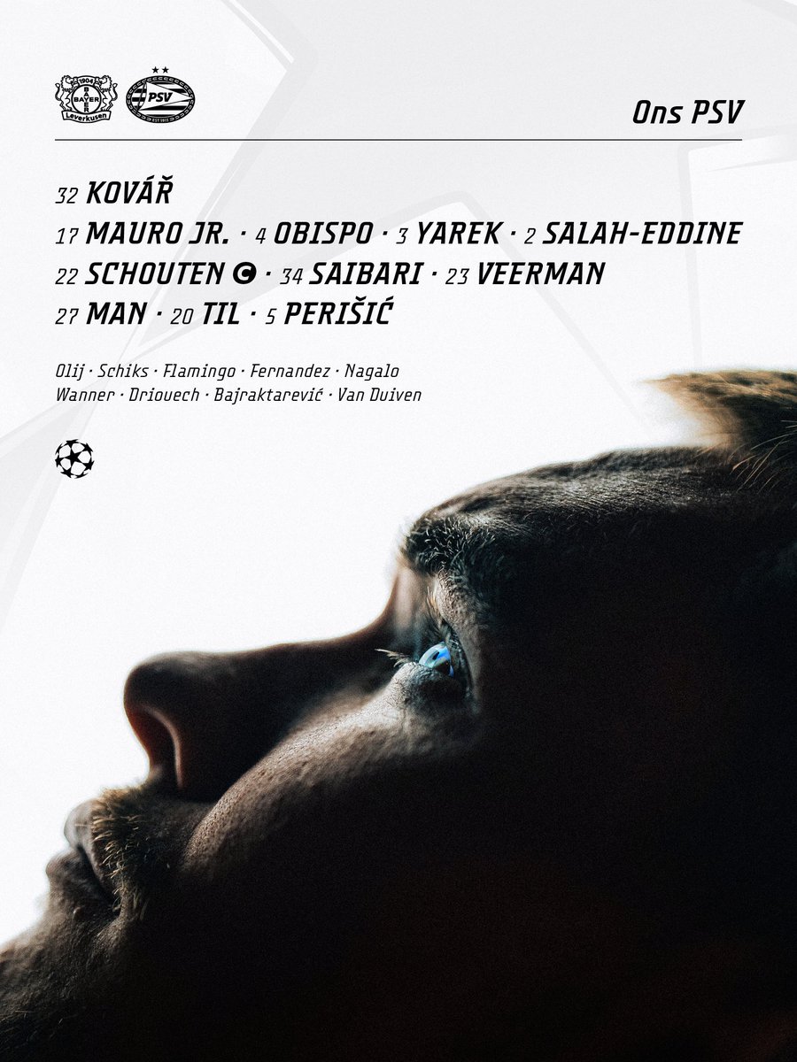 PSV's tweet photo. Ready to represent 𝐏𝐒𝐕 ❤️🤍

#B04PSV #UCL https://t.co/jwsKL4GERn