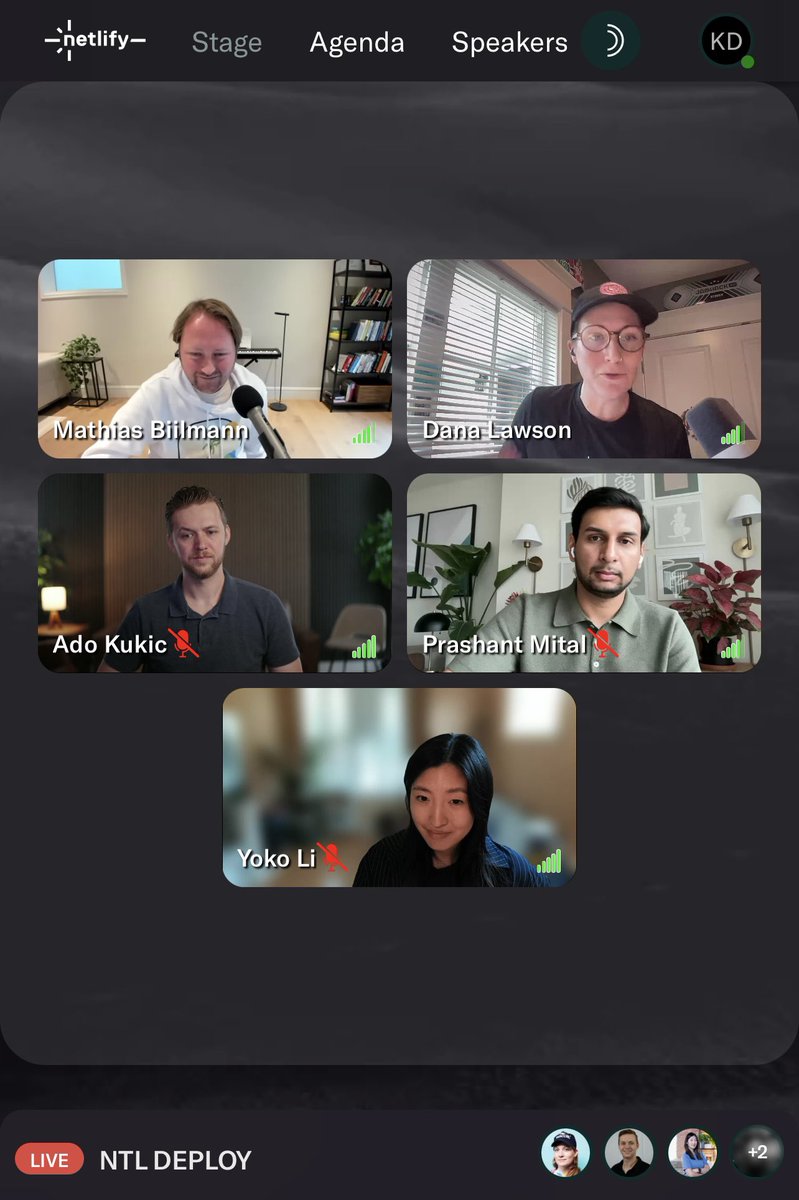 kerendg's tweet image. Listening to some great minds on the NTL Deploy panel about where #AICode is heading to. @Netlify netlify.com/deploy