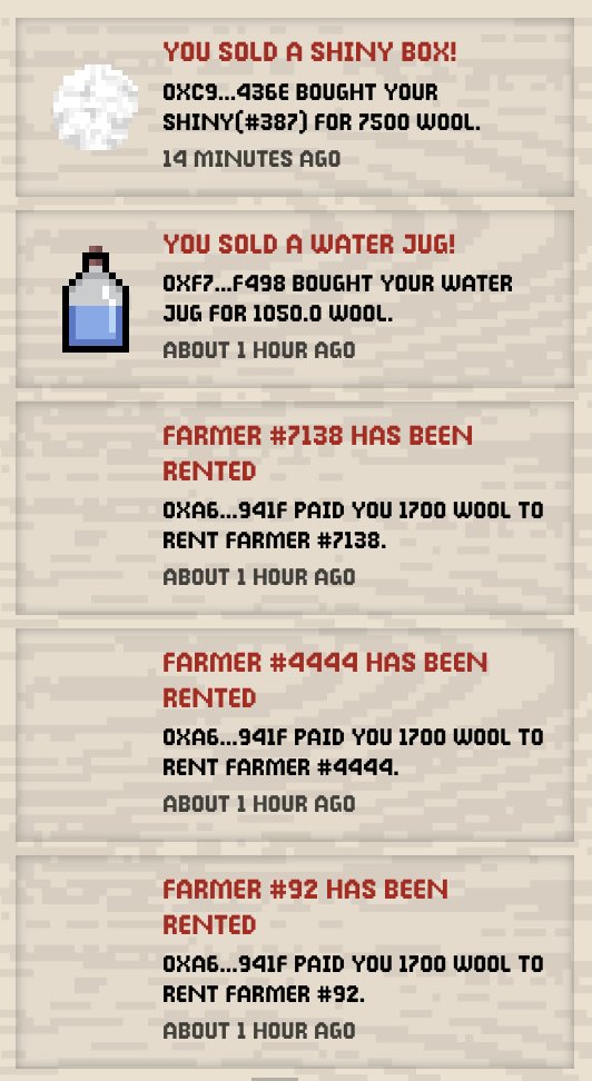 Wolf Game is back in action, baby! 

First priority is to stack newWOOL.

🐑 Sheep collect &amp; find Boxes. Sell for newWOOL.
🐑 Sheep collect resources. Swap for newWOOL.
🐺 Wolves steal Boxes &amp; Resources from Sheep.
🧑‍🌾 Farmers rent for newWOOL.
🏡 Structured Land rents for