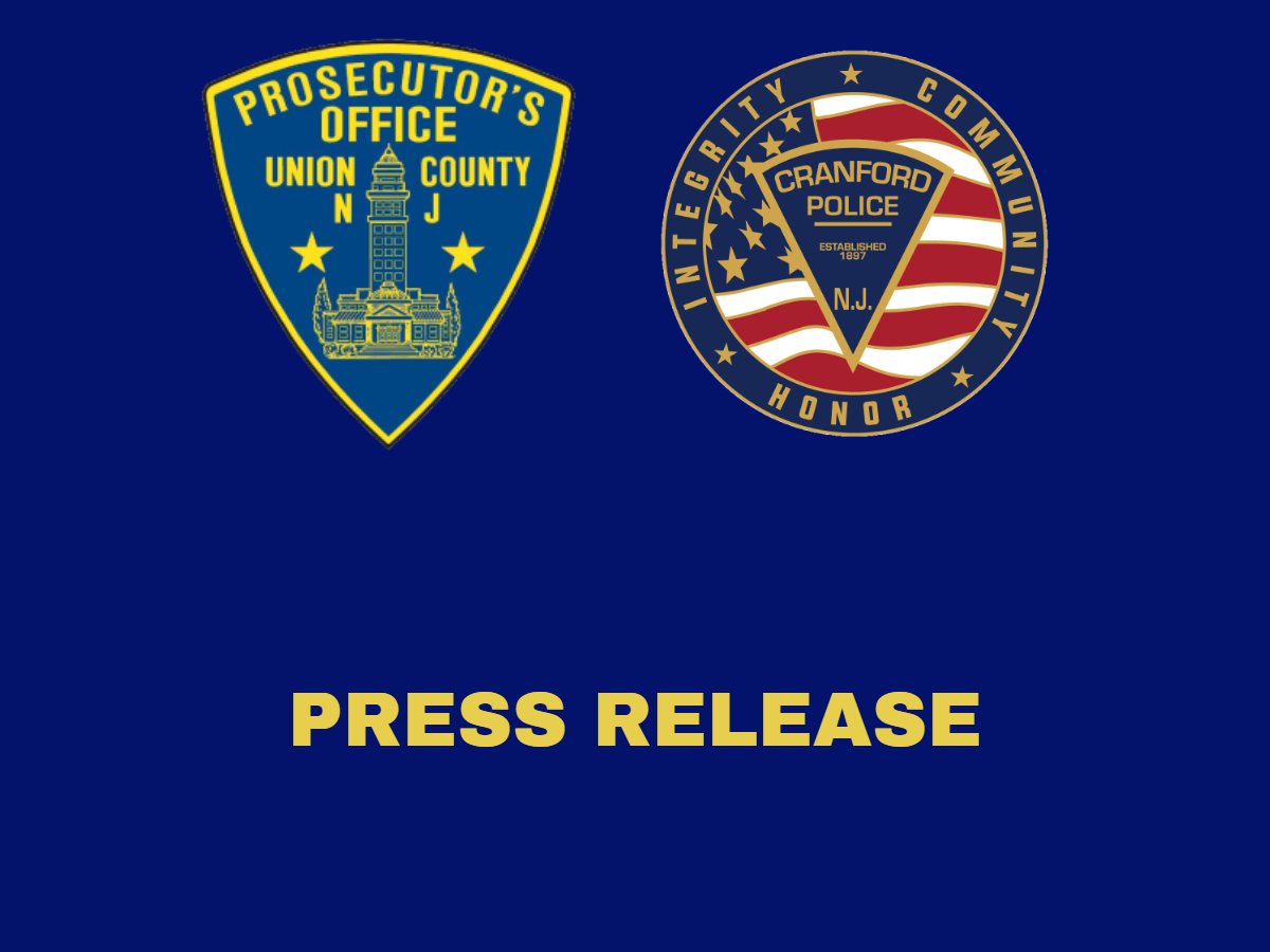A 17-year-old male from Garwood, was charged with two counts of first-degree murder in connection with a motor vehicle crash that left two juvenile females dead, Union County Prosecutor William A. Daniel and Chief Matthew Nazzaro announced today.

piowire.com/cranford-polic…