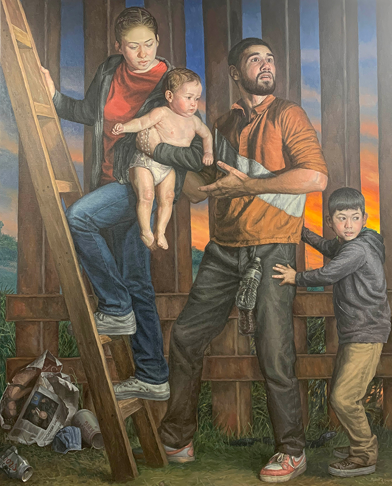 🖼️🖌️Rigoberto Gonzalez's painting was singled out by the White House as objectionable 🎨He spent some time talking to us about the controversy, his art and the inspirations for it as well as his concerns about censoring works like his. 🖌️🖼️
shaleroracle.com/6659/showcase/…