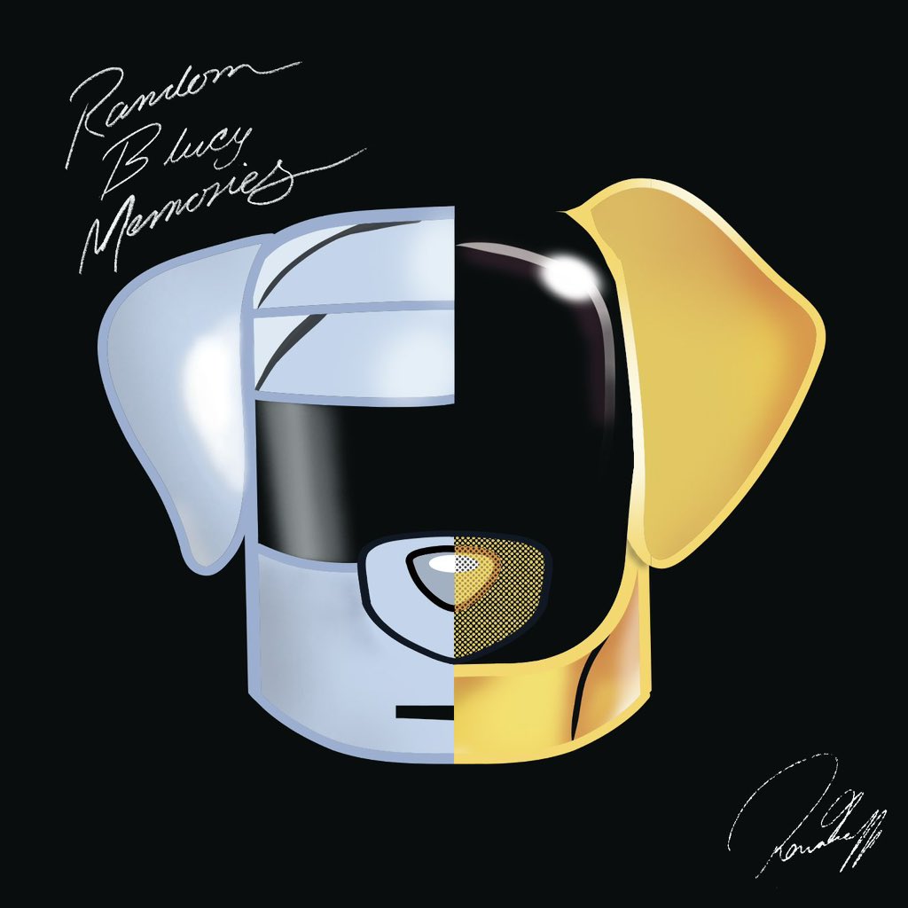 thexd_lmao's tweet photo. Random Access Memories 
Daft Punk x Bluey https://t.co/hPwd2ucJWS
