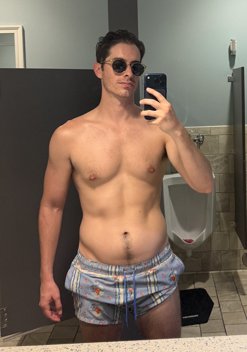 a classy bathroom selfie