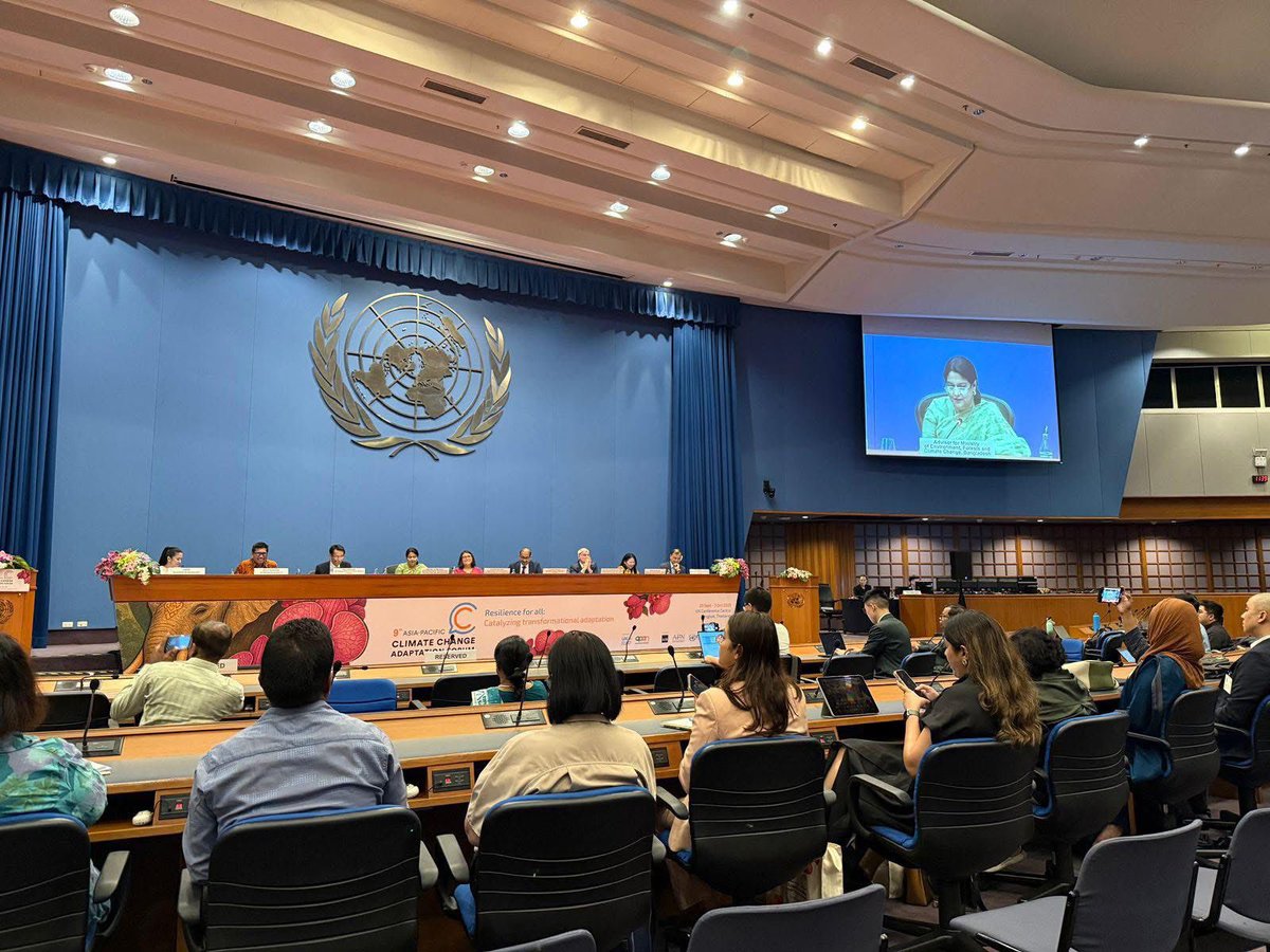 SohanYouthNetG's tweet photo. At the 9th #APAN Forum in Bangkok, 🇧🇩proved its climate leadership! 

Env. Adviser Syeda Rizwana Hasan highlighted urgent challenges, locally led solutions, and NDC 3.0 priorities, showcasing the #Bangladesh Climate Dev. Partnership (#BCDP) as a model for resilience. #LLA #COP30 https://t.co/gWJyQhWScF