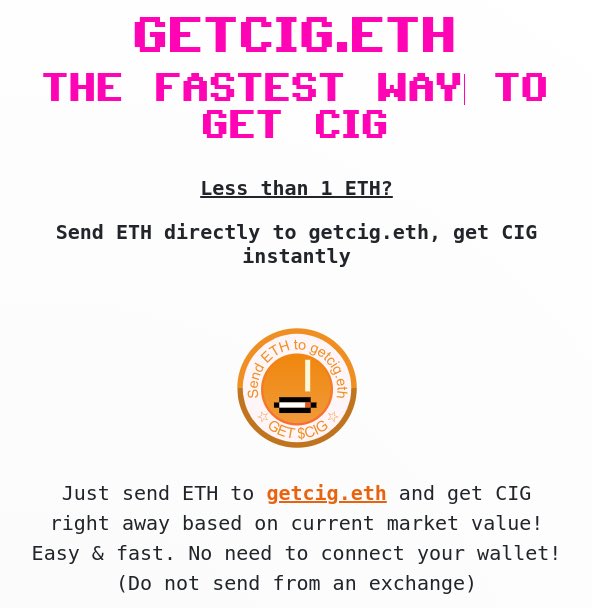 Cigarette Token tweet media