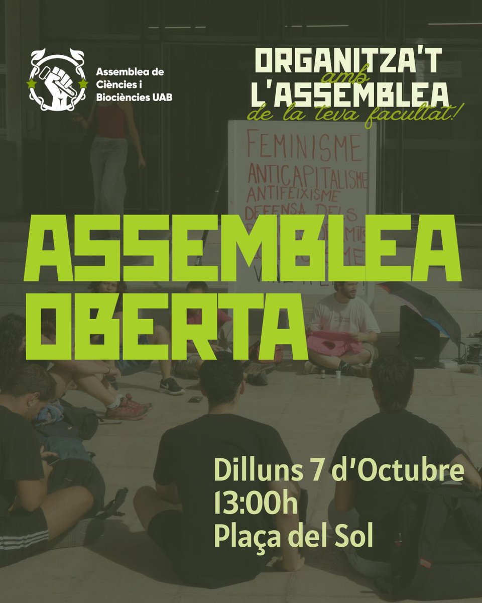 Assemblea (Bio)Ciències tweet media