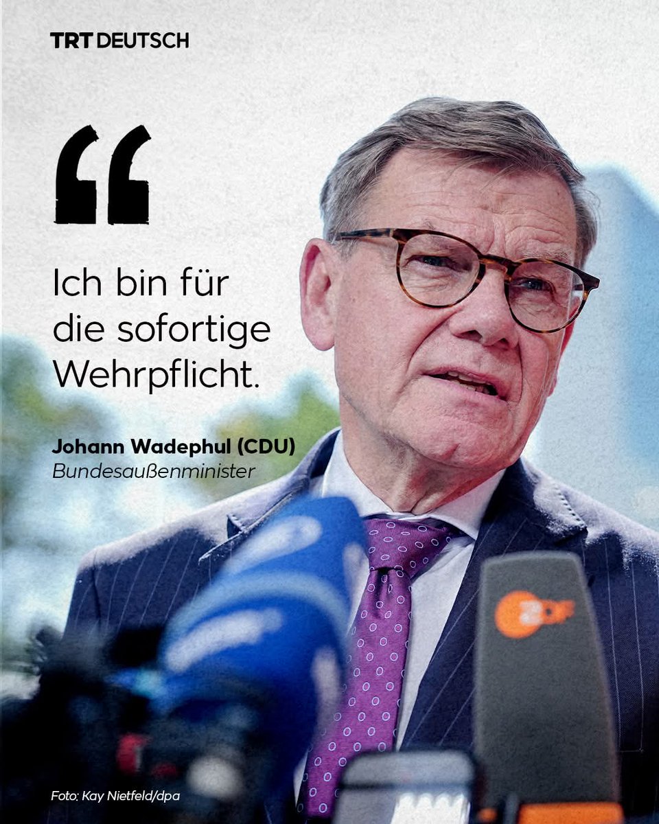 Ich für seinen sofortigen Rücktritt.