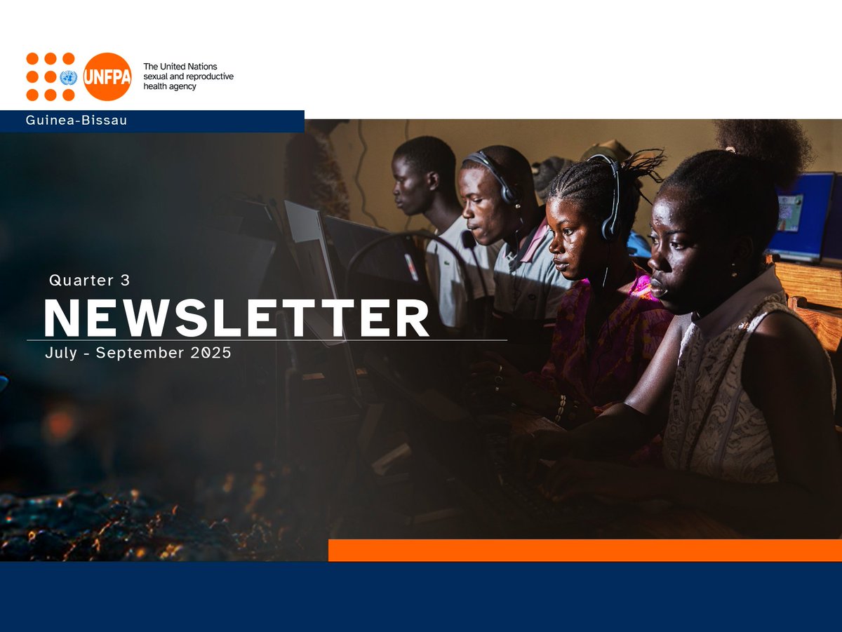 Pleased to share the <a href="/UNFPAGNB/">UNFPA Guinea-Bissau</a>  Q3 2025 Newsletter!

Check out the meaningful stories from this past quarter. See how our dedicated partners &amp; teams on the ground are turning commitment into tangible progress &amp; inspiring outcomes.

➡️ Read the full update: bit.ly/4nYxKfC