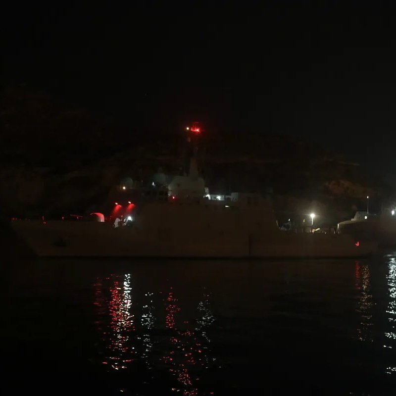 ajans_muhbir's tweet photo. İspanya'ya ait Furor savaş gemisi, gerektiğinde müdahale etmek için Sumud Filosu'nu gözetliyor. https://t.co/SITGtN3jzy
