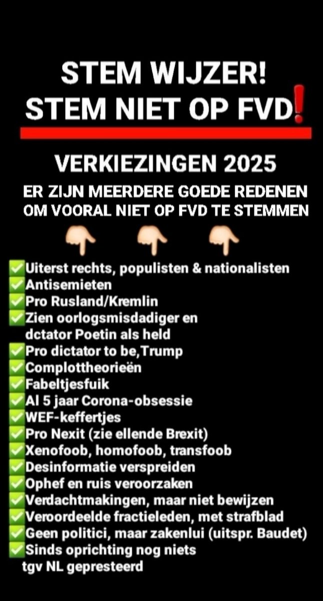 BENDOVER_75's tweet photo. @thierrybaudet #Bralnar Thièrry #Baudet blijft maar posten over het verlagen van allerlei belastingen.
Populistische & onrealistische verkiezingspraatjes.
Nergens laat de #Poetin-fluffer van complot-clubje #fvd met formeel doorgerekende cijfers zien hoe hij dat alles financiert.🤡
#verkiezingen https://t.co/dfopUlVbbW